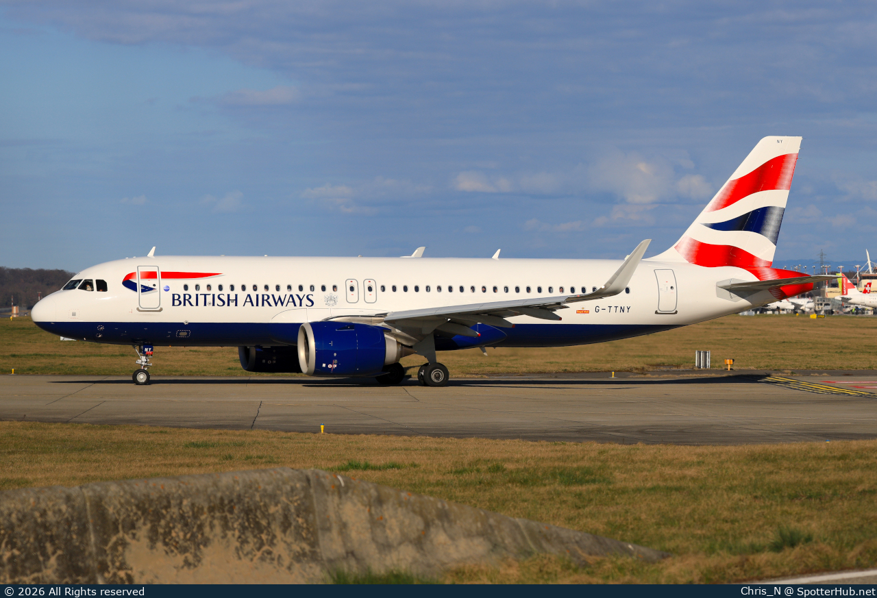Photo of G-TTNY - Airbus A320-251N operated by British Airways