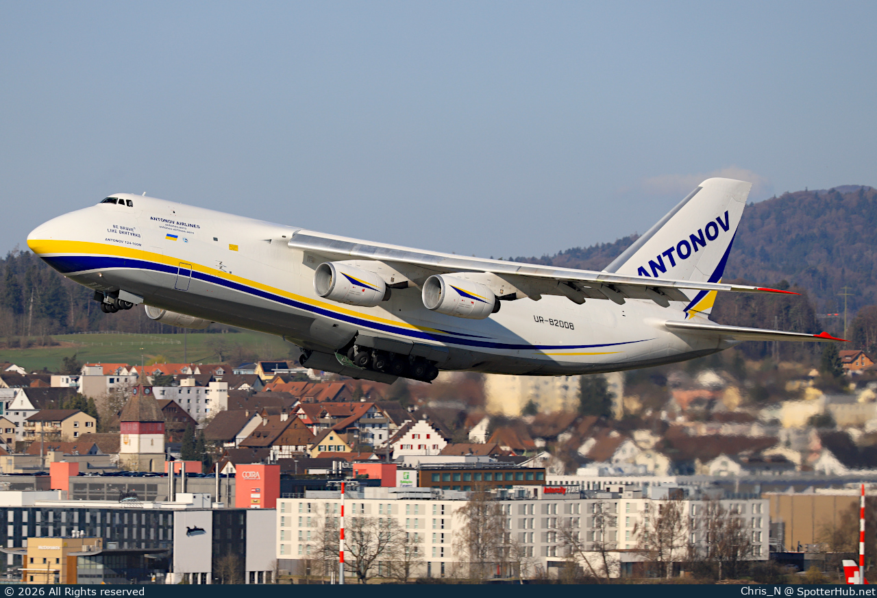 Photo of UR-82008 - Antonov An-124-100M-150 Ruslan operated by Antonov Airlines
