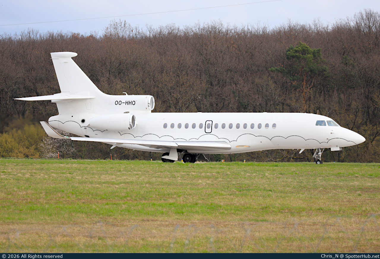 Photo of OO-HHO - Dassault Falcon 8X operated by Abelag Aviation
