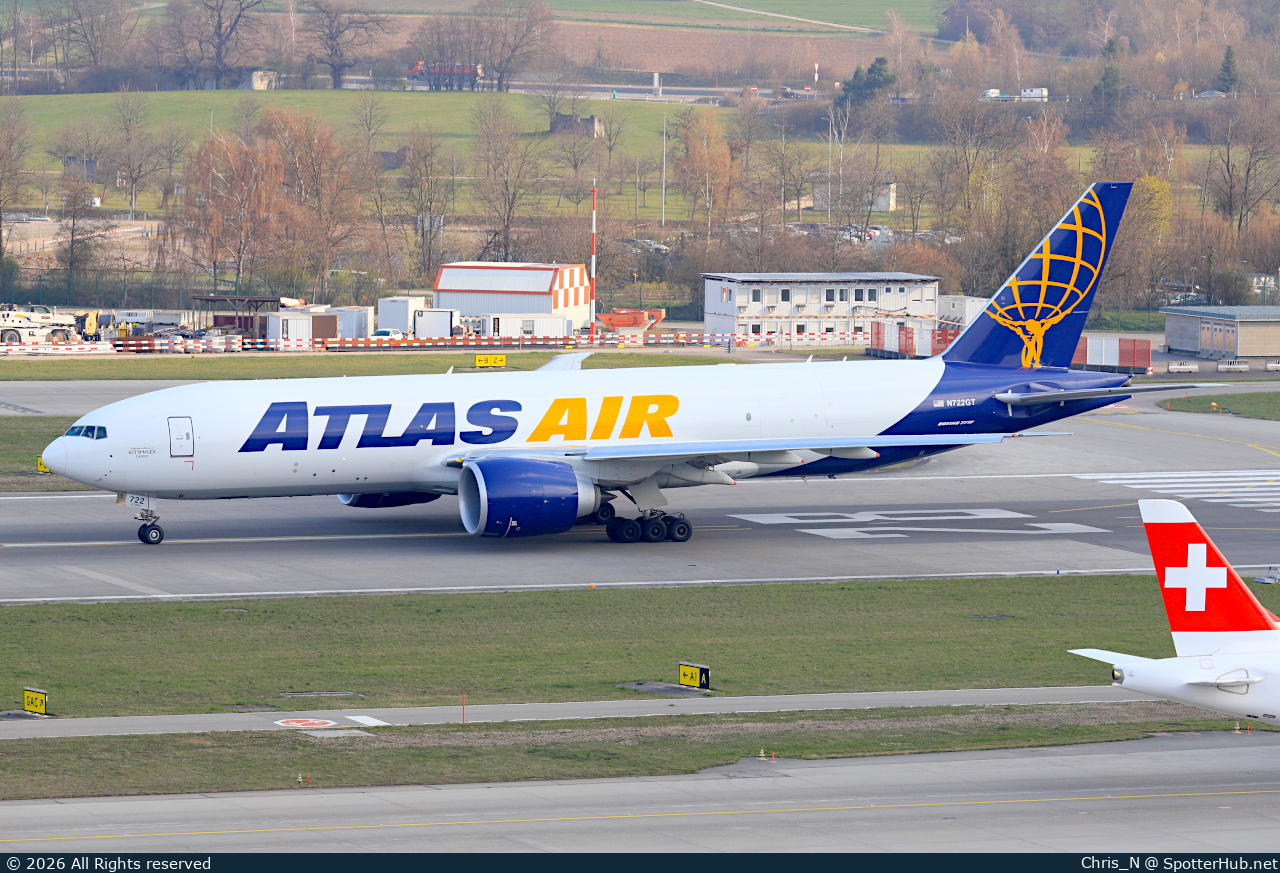 Photo of N722GT - Boeing 777-F operated by Atlas Air