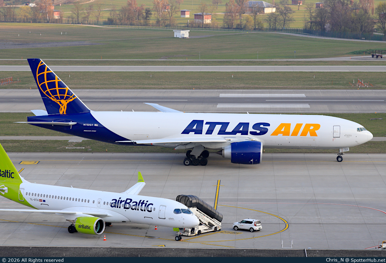 Photo of N722GT - Boeing 777-F operated by Atlas Air