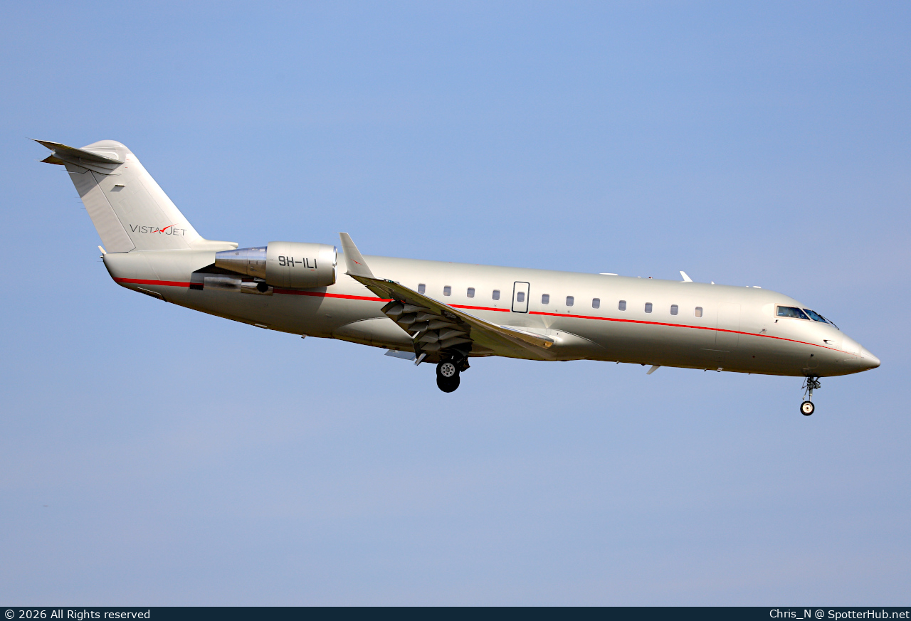 Photo of 9H-ILI - Bombardier Challenger 850 operated by VistaJet