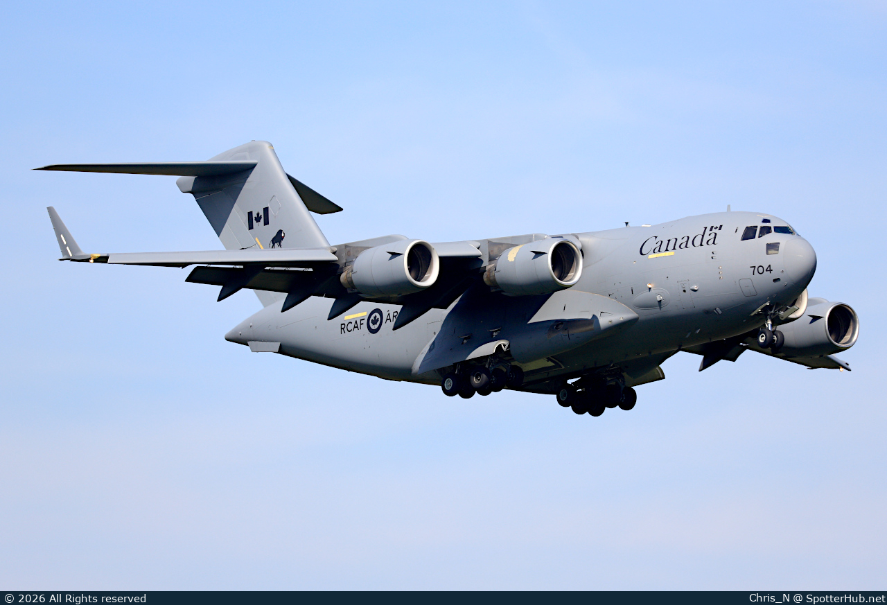 Photo of 177704 - Boeing CC-177 Globemaster III operated by Royal Canadian Air Force