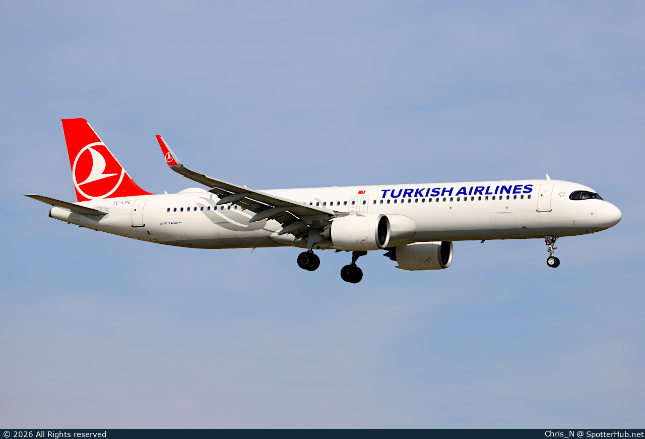 Photo of TC-LPC - Airbus A321-271NX operated by Turkish Airlines