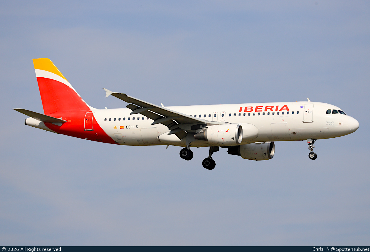 Photo of EC-ILS - Airbus A320-214 operated by Iberia