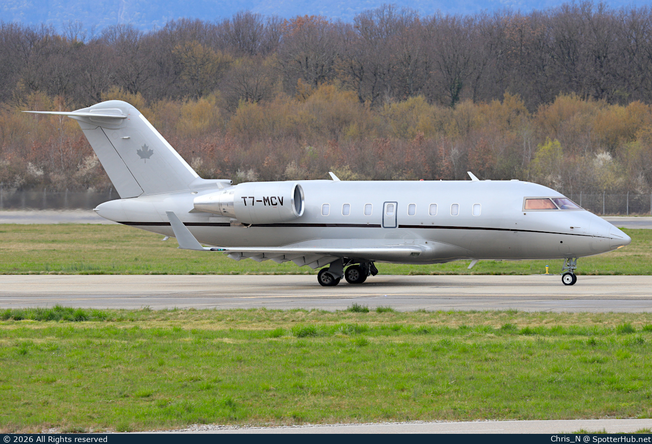 Photo of T7-MCV - Bombardier Challenger 650 operated by Private