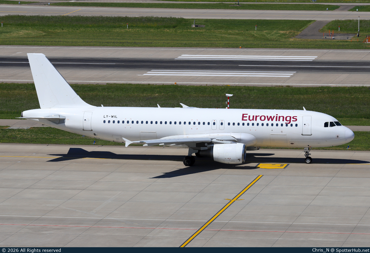 Photo of LY-WIL - Airbus A320-214 operated by GetJet Airlines