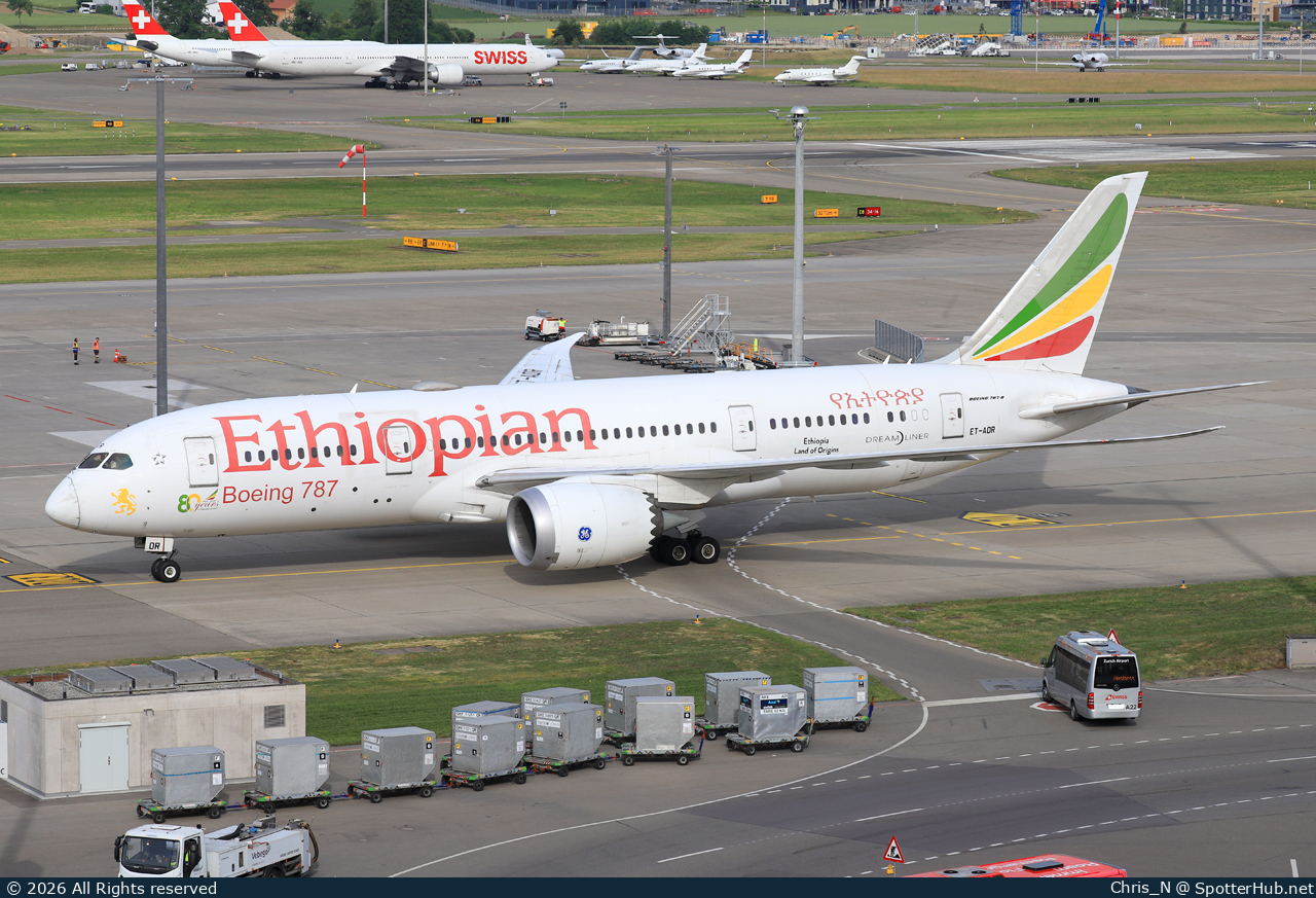 Photo of ET-AOR - Boeing 787-8 Dreamliner operated by Ethiopian Airlines