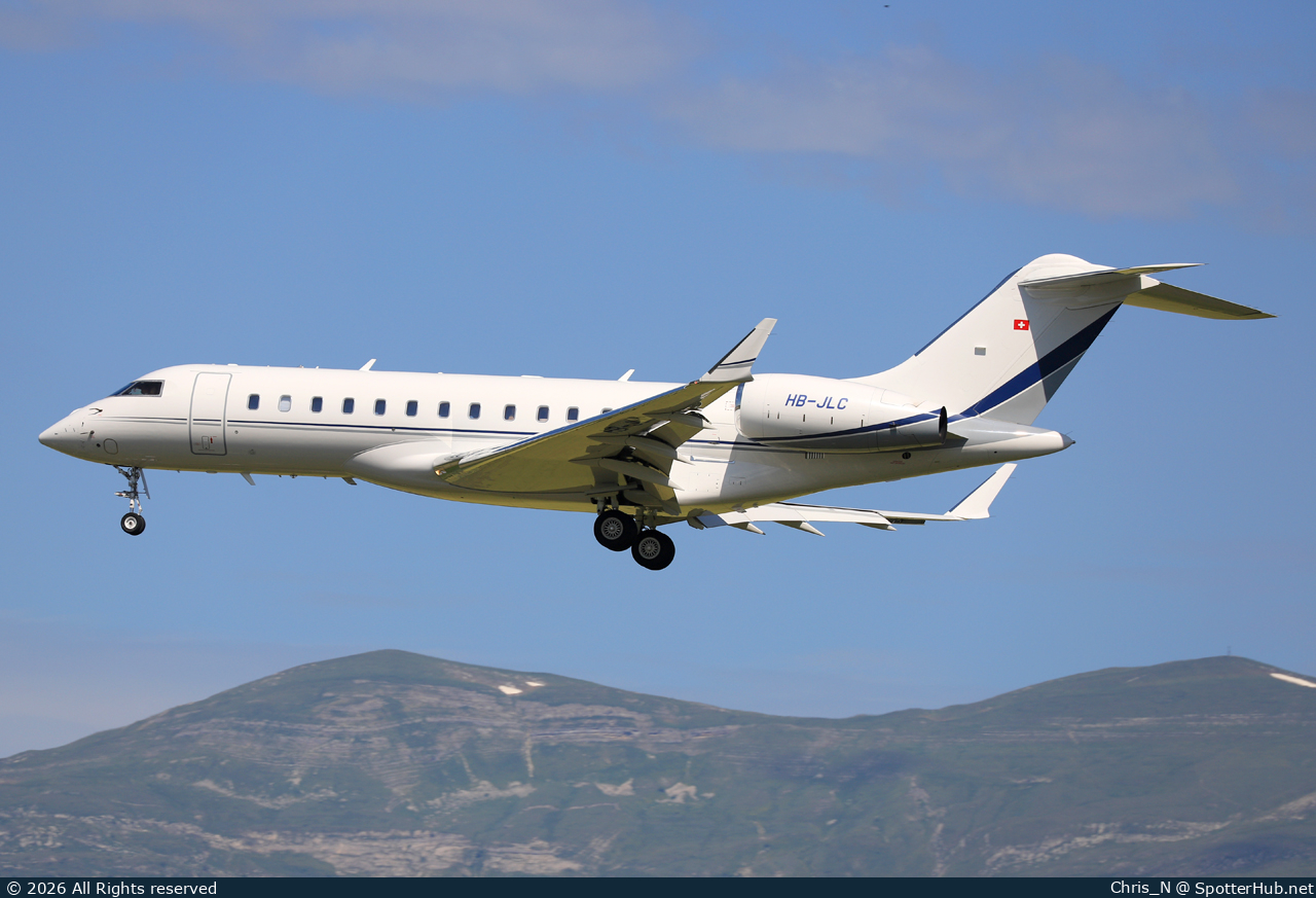Photo of HB-JLC - Bombardier Global 6000 operated by Nomad Aviation