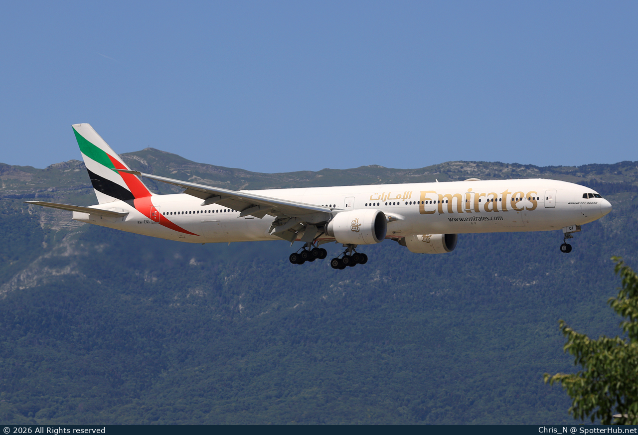 Photo of A6-EQI - Boeing 777-31H(ER) operated by Emirates