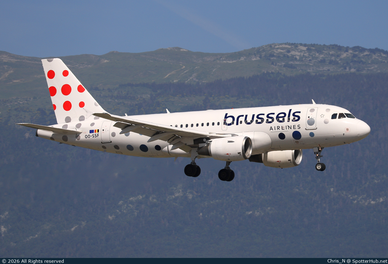 Photo of OO-SSF - Airbus A319-111 operated by Brussels Airlines