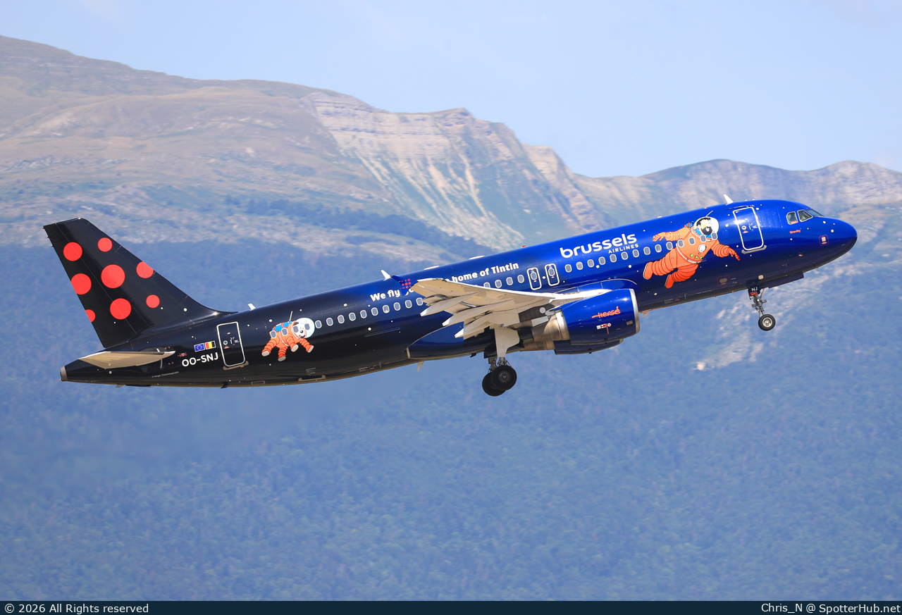 Photo of OO-SNJ - Airbus A320-214 operated by Brussels Airlines