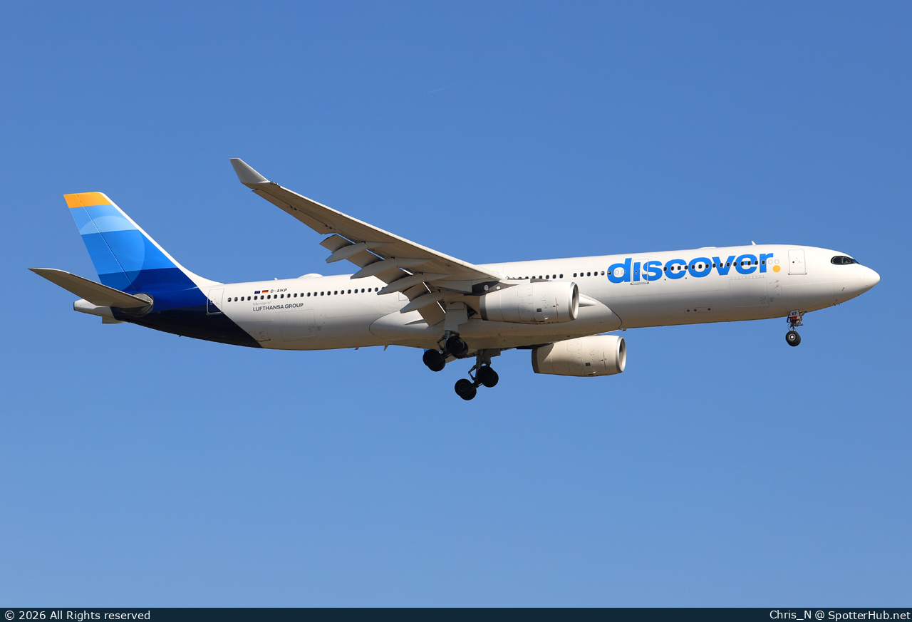 Photo of D-AIKP - Airbus A330-343 operated by Lufthansa