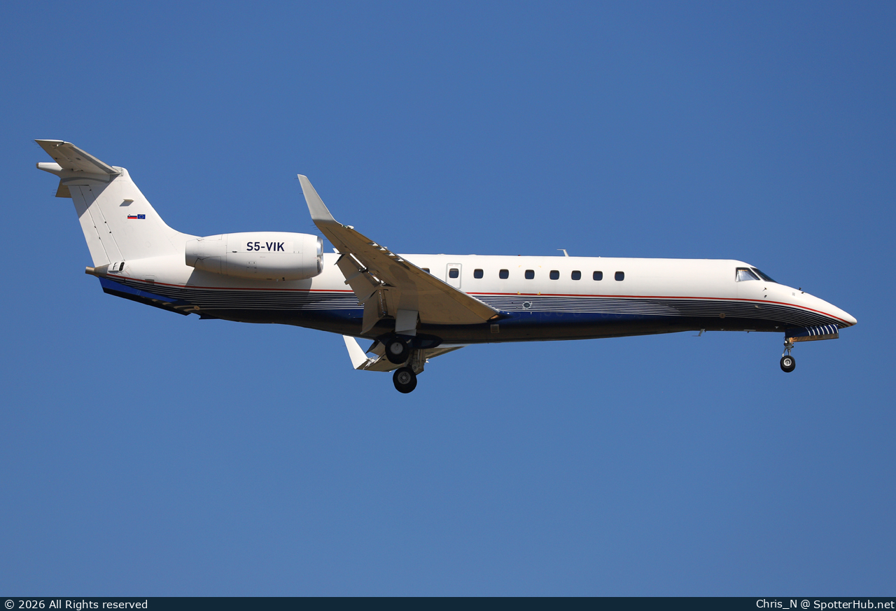 Photo of S5-VIK - Embraer Legacy 600 operated by Fox Aviation