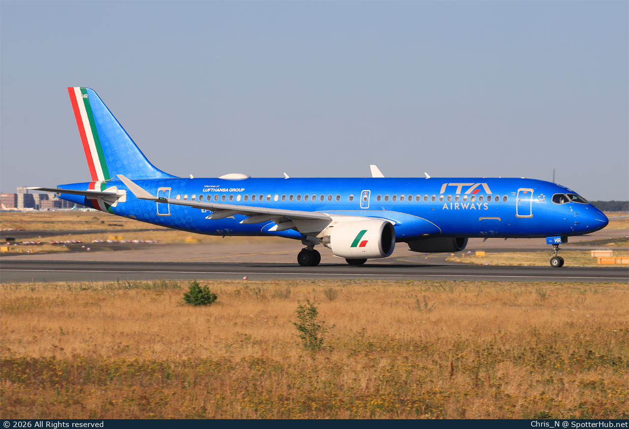 Photo of EI-HHS - Airbus A220-300 operated by ITA Airways