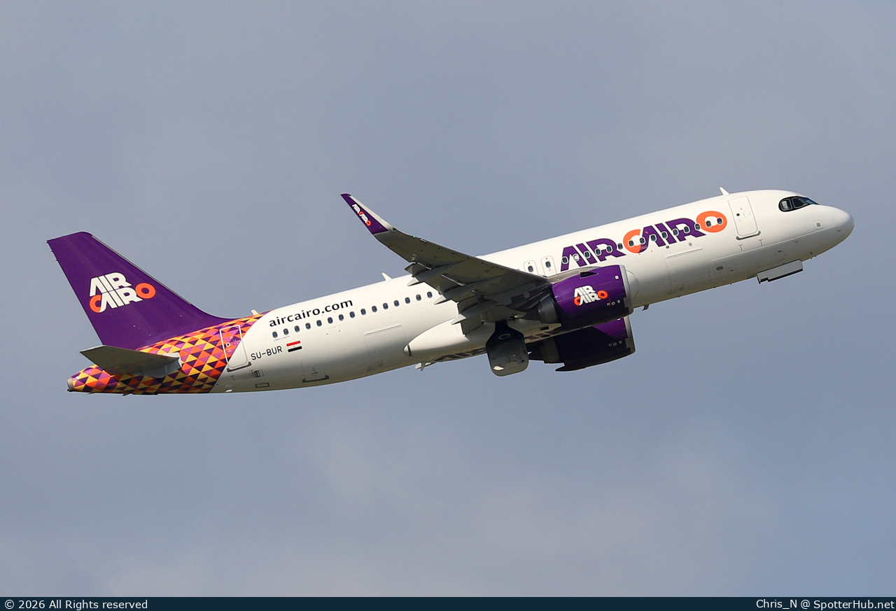 Photo of SU-BUR - Airbus A320-251N operated by Air Cairo