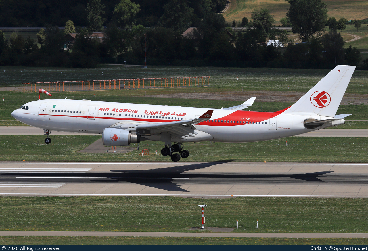 Photo of 7T-VJB - Airbus A330-202 operated by Air Algérie