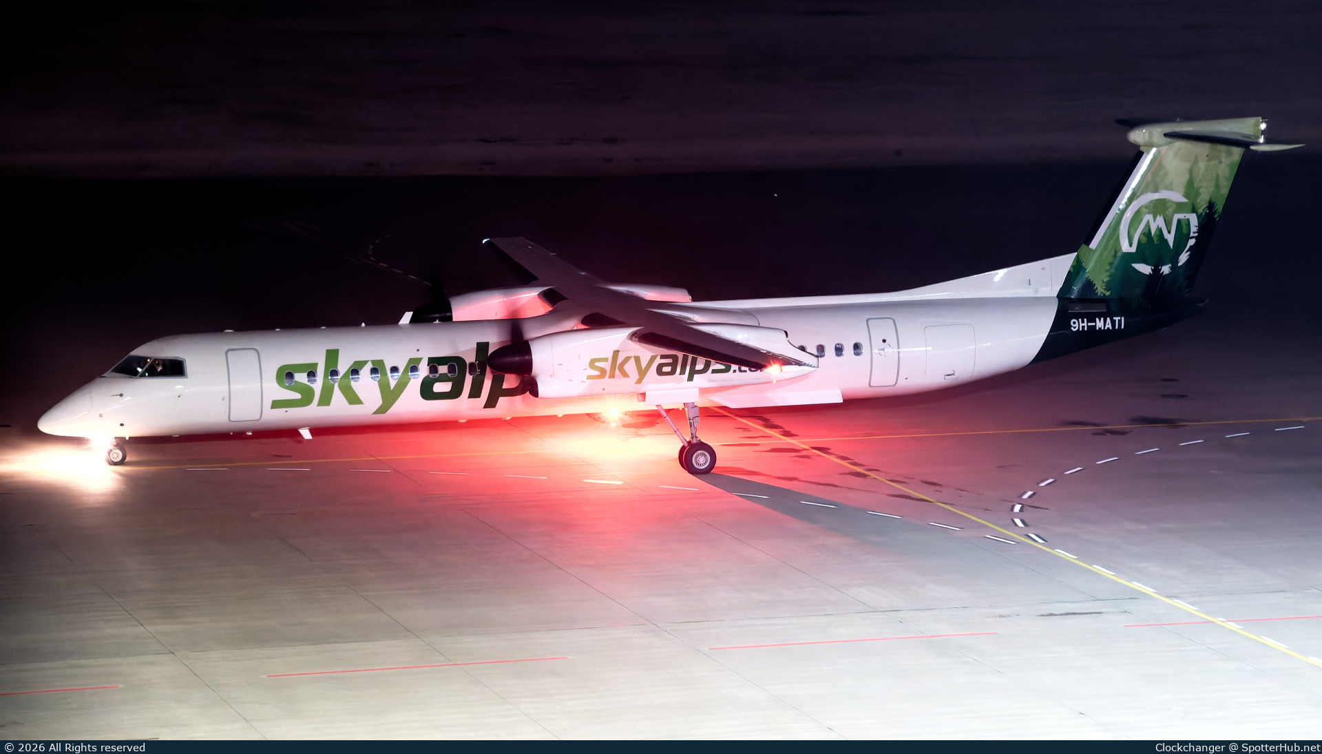 Photo of 9H-MATI - Bombardier DHC-8-402 Dash 8 Q400 operated by SkyAlps