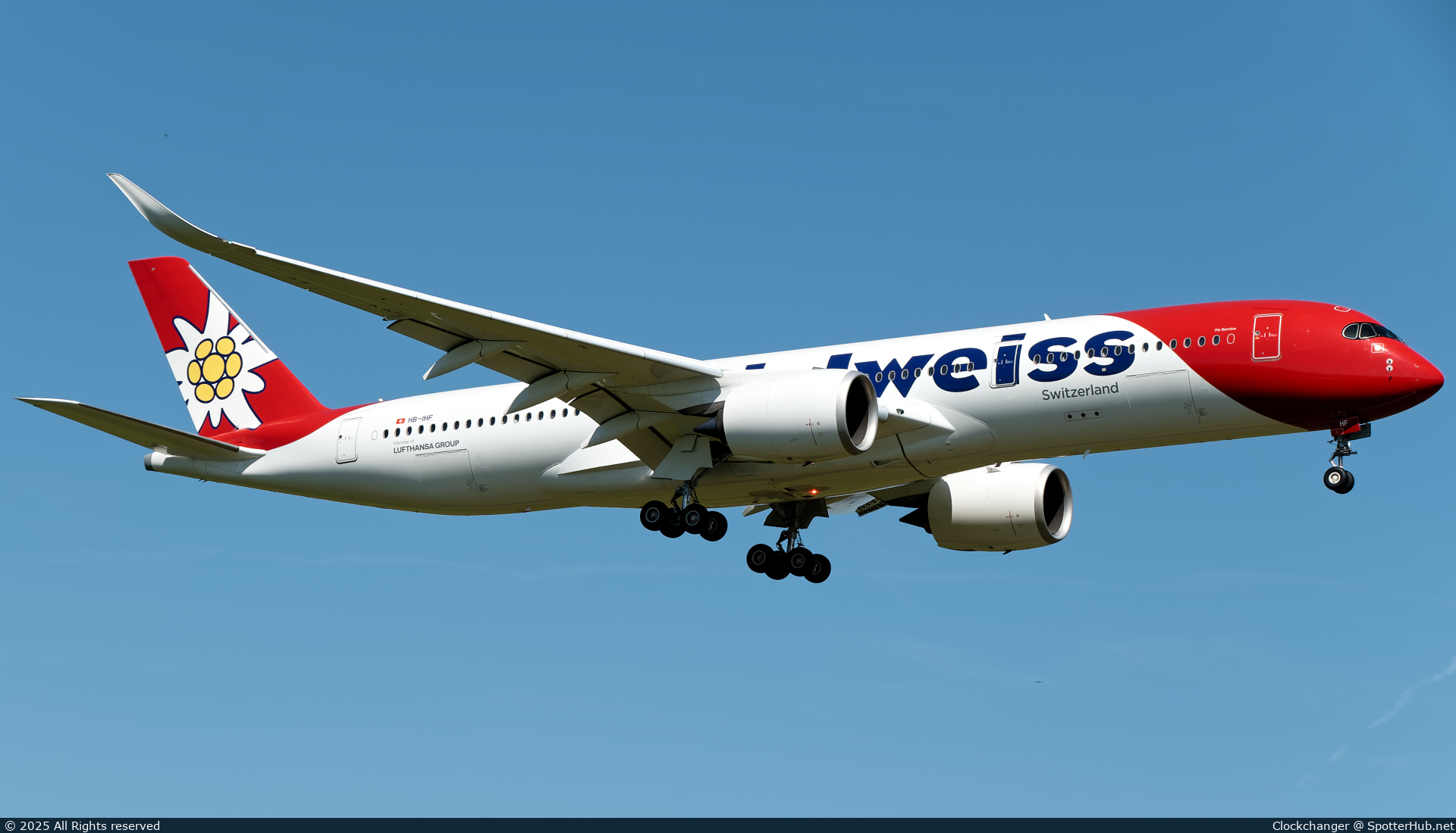 Photo of HB-IHF - Airbus A350-941 operated by Edelweiss Air