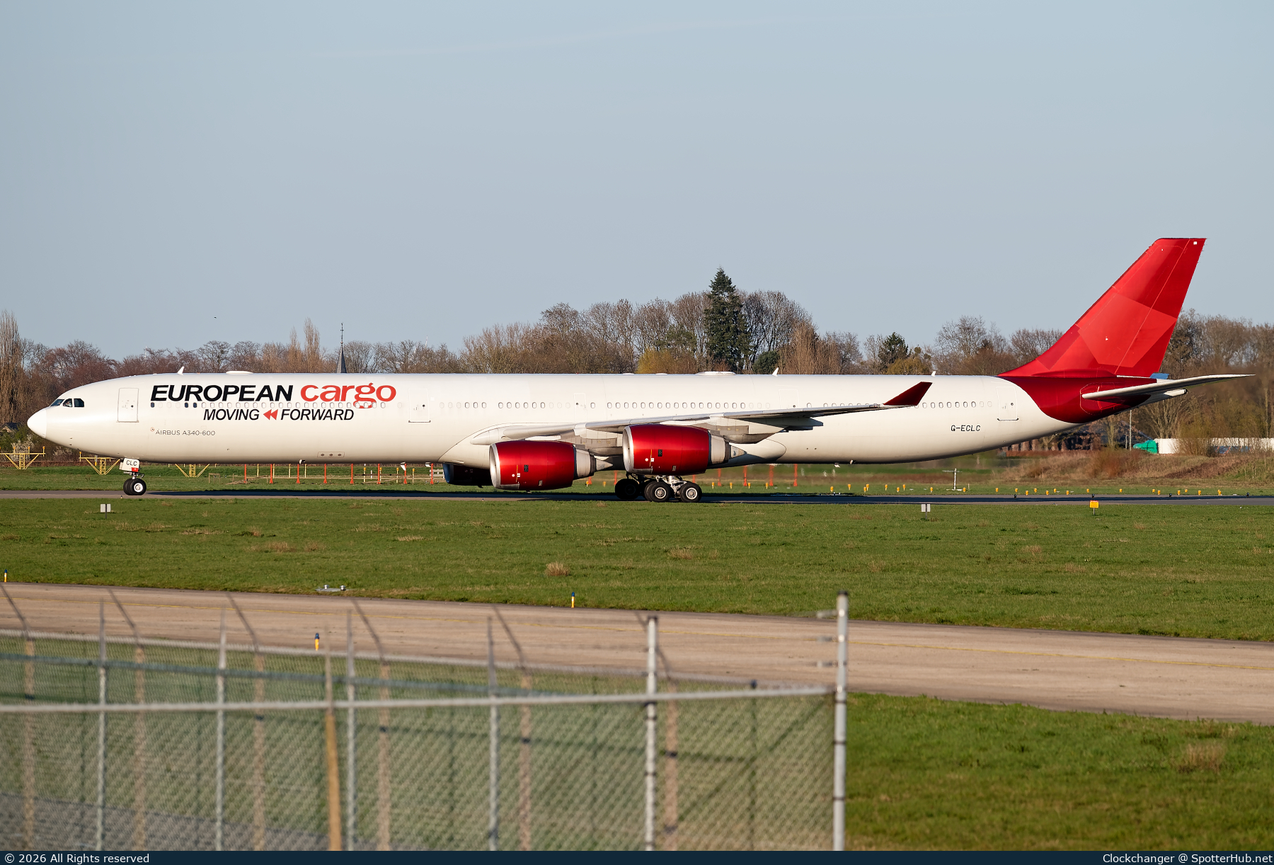 Photo of G-ECLC - Airbus A340-642 operated by European Cargo
