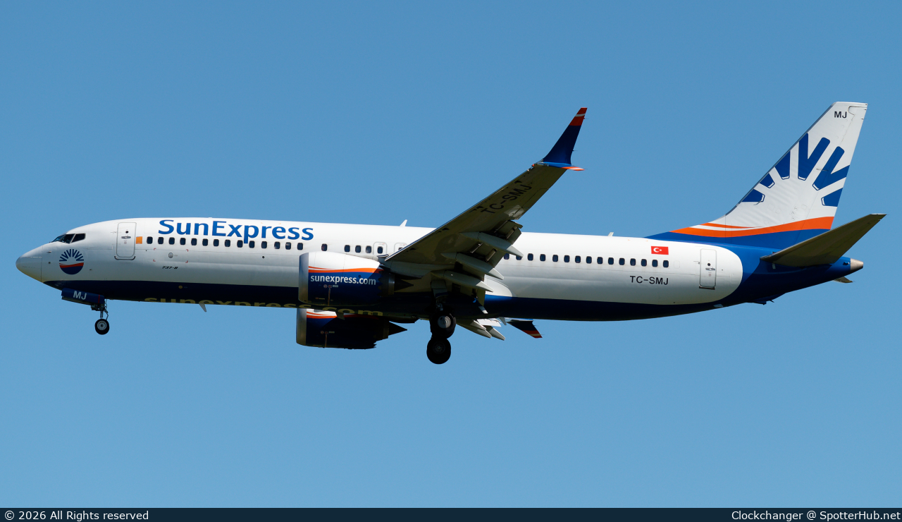 Photo of TC-SMJ - Boeing 737 MAX 8 operated by SunExpress