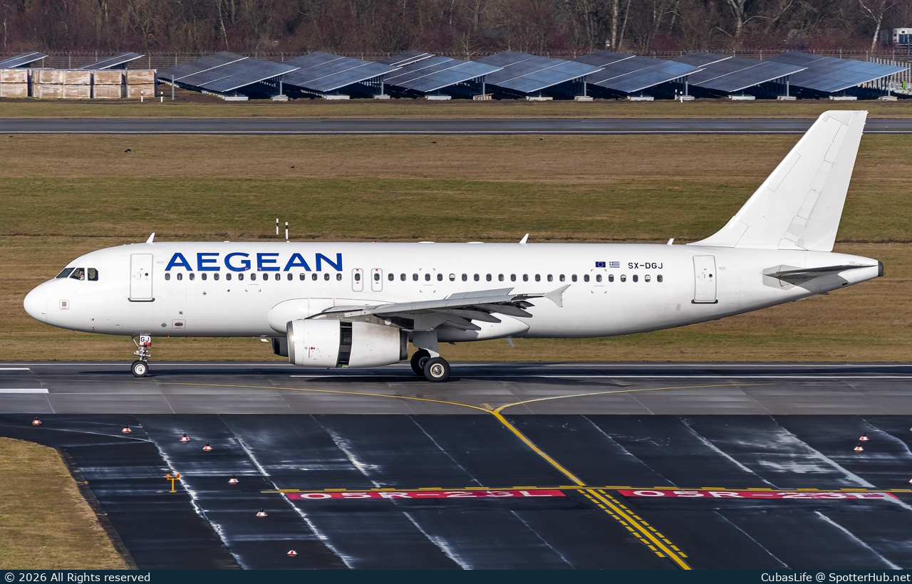 Photo of SX-DGJ - Airbus A320-232 operated by Aegean Airlines