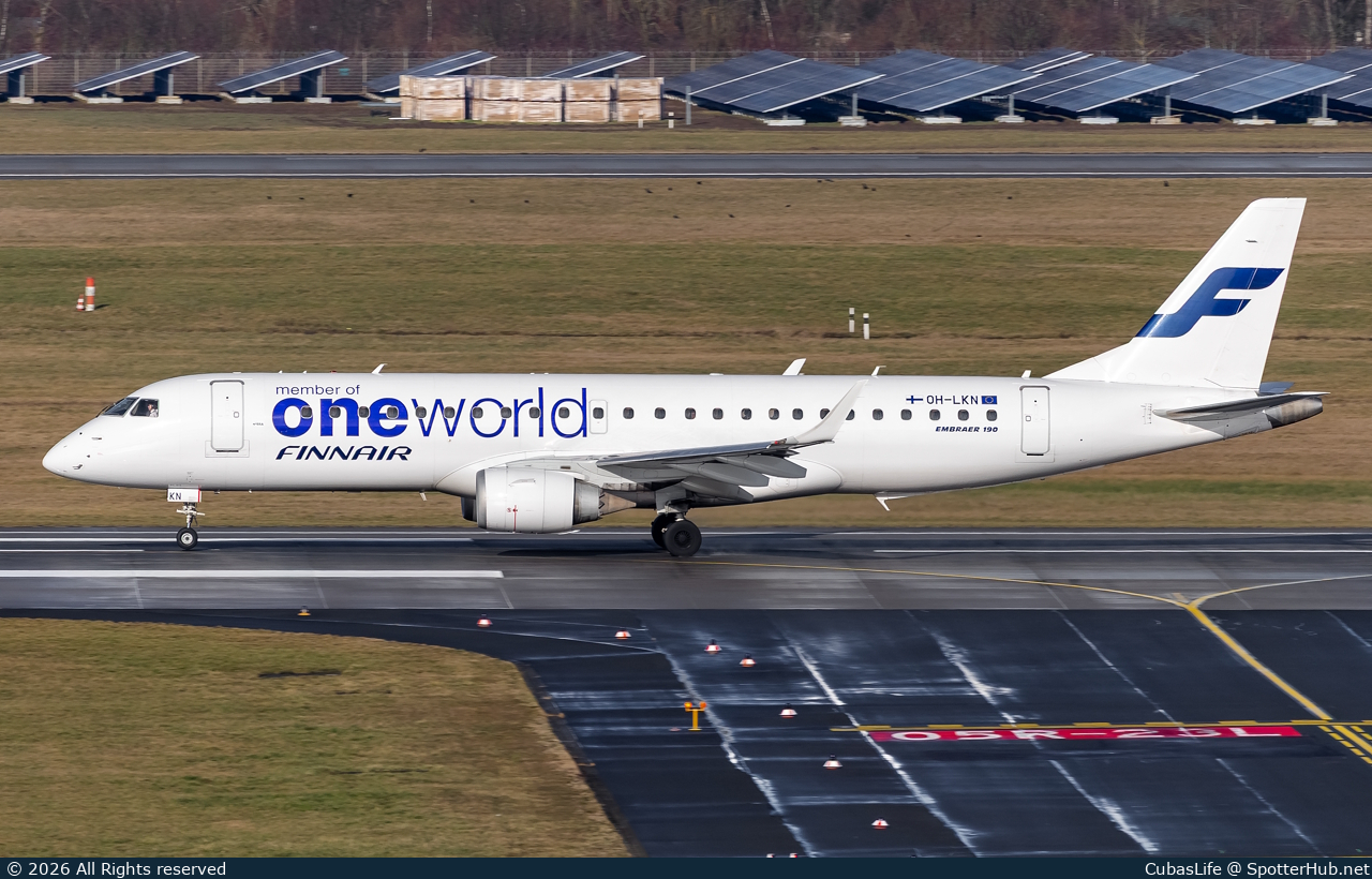 Photo of OH-LKN - Embraer ERJ-190LR operated by Finnair (opb Nordic Regional Airlines)