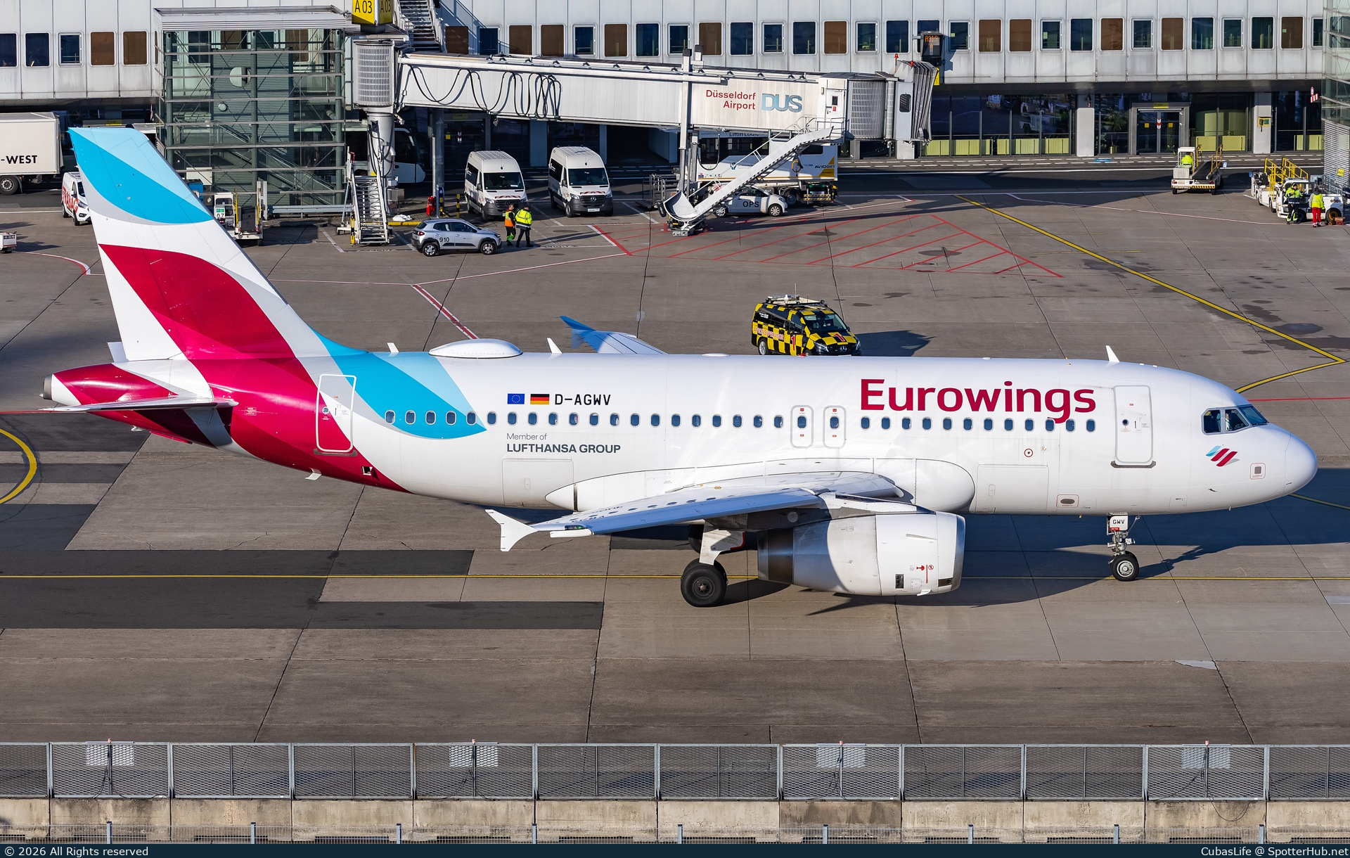 Photo of D-AGWV - Airbus A319-132 operated by Eurowings
