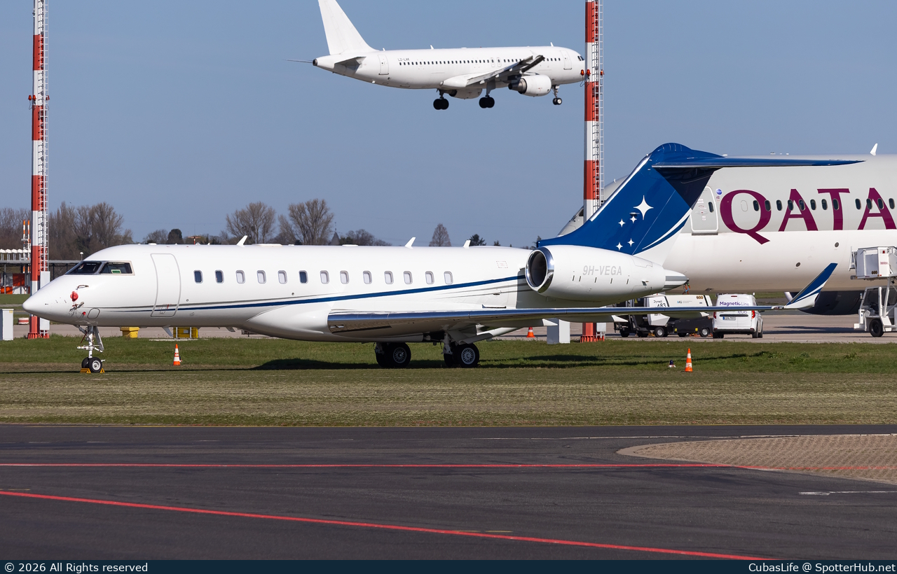 Photo of 9H-VEGA - Bombardier Global 6000 operated by Hyperion Aviation