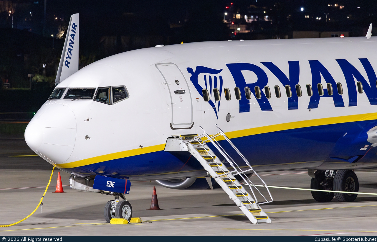Photo of EI-EBE - Boeing 737-8AS operated by Ryanair