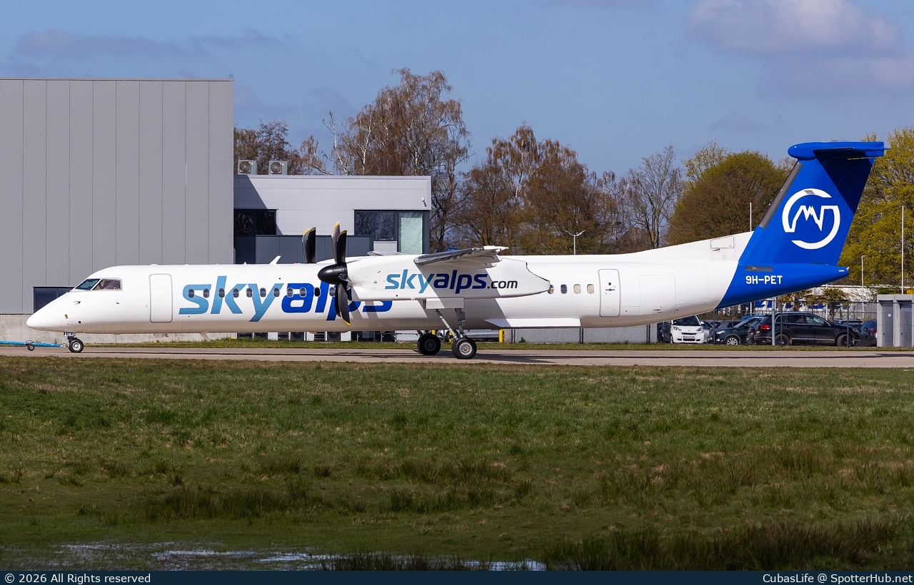 Photo of 9H-PET - Bombardier DHC-8-402 Dash 8 Q400 operated by SkyAlps