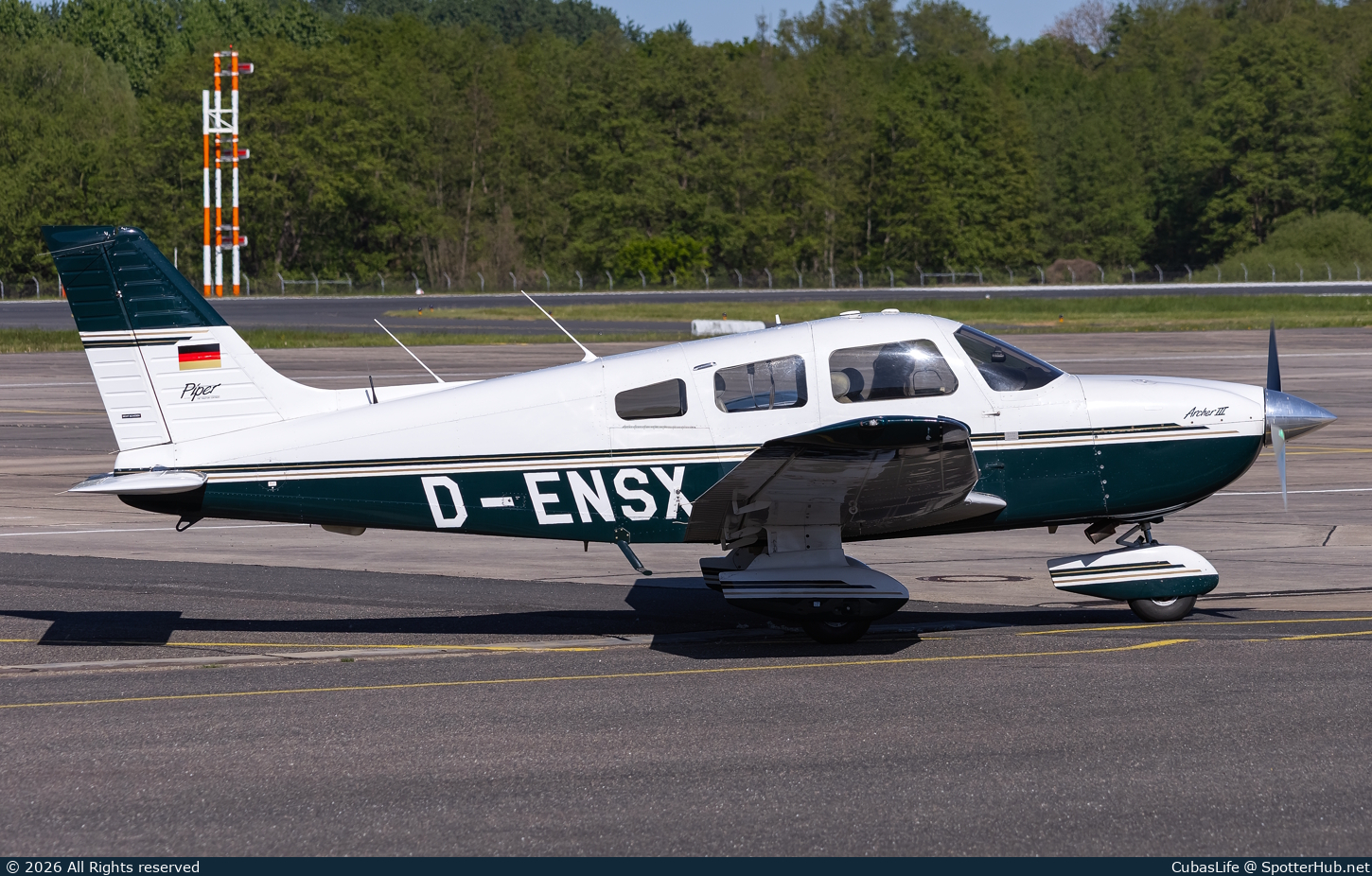 Photo of D-ENSX - Piper PA-28-181 Archer III operated by Aero-Club Hof