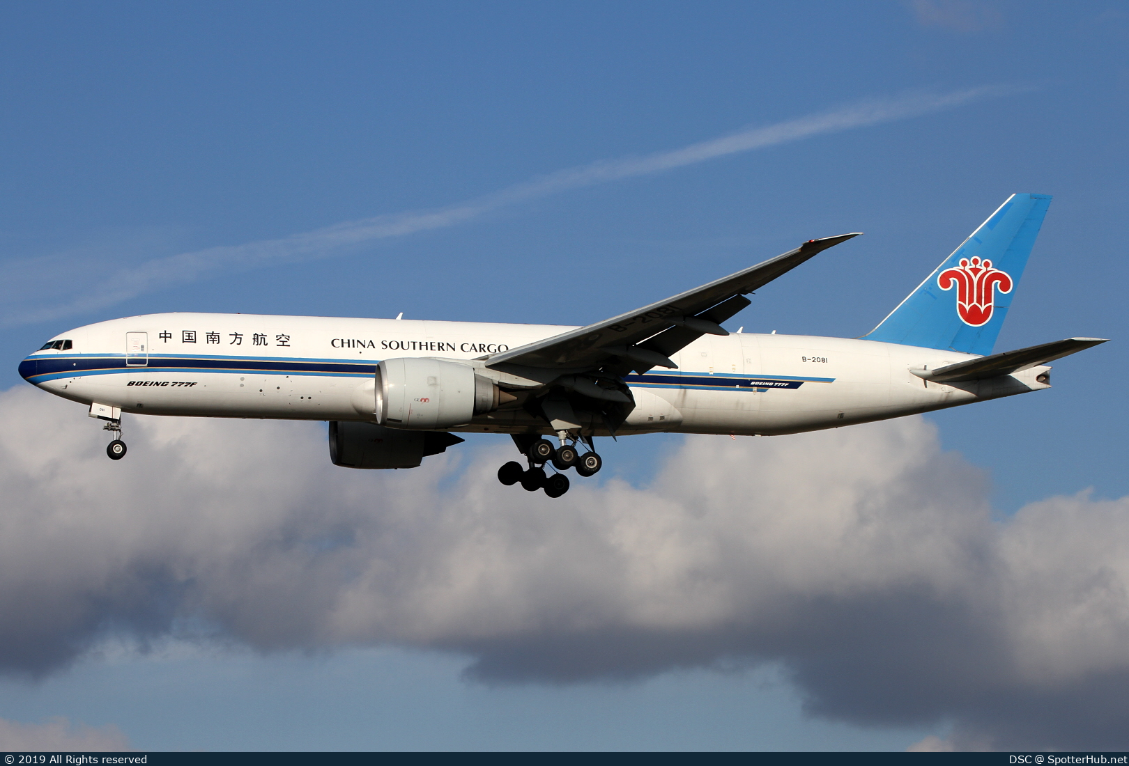 Photo of B-2081 - Boeing 777-F1B operated by China Southern Cargo