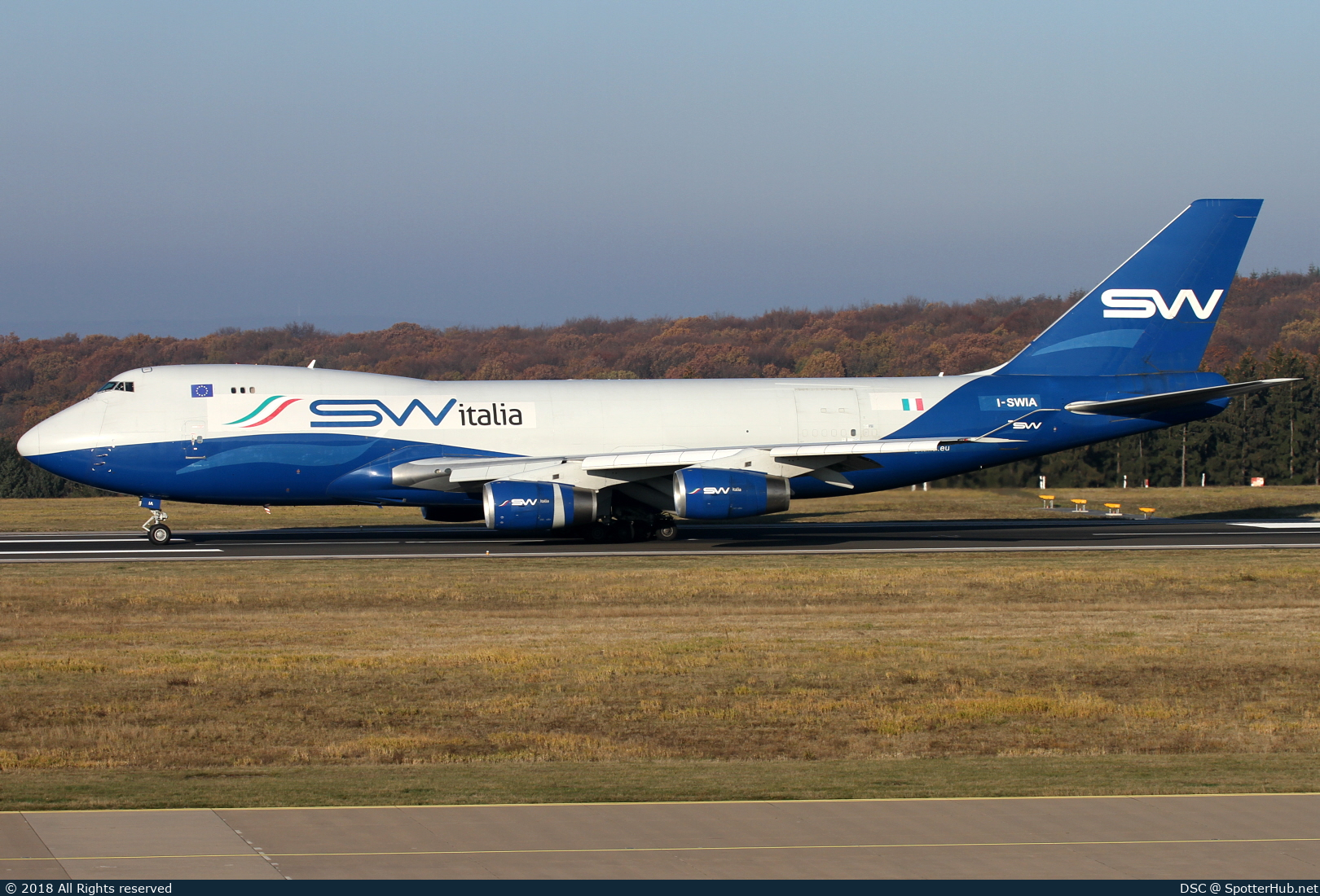 Photo of I-SWIA - Boeing 747-4R7F operated by SW Italia
