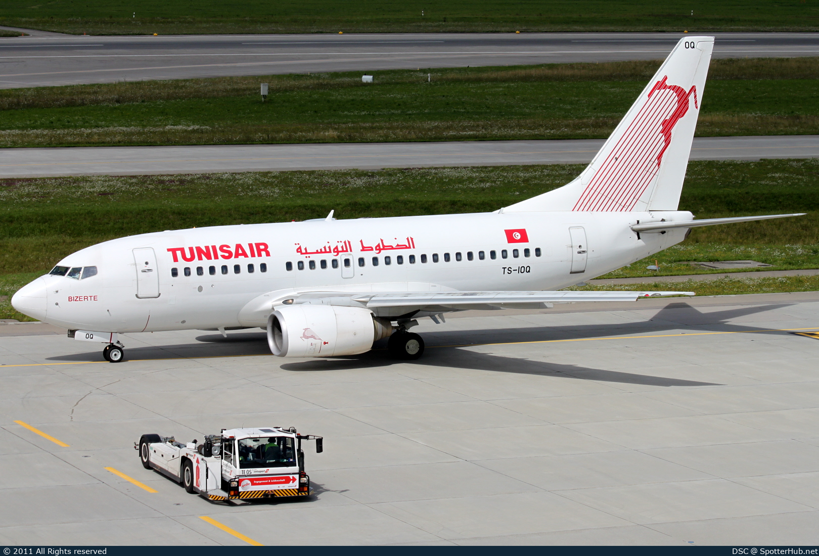 Photo of TS-IOQ - Boeing 737-6H3 operated by Tunisair