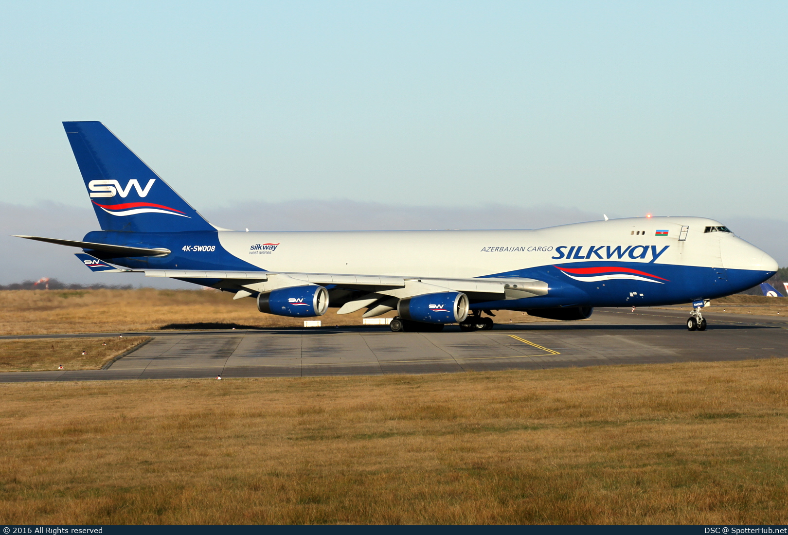 Photo of 4K-SW008 - Boeing 747-4R7F operated by Silk Way West Airlines