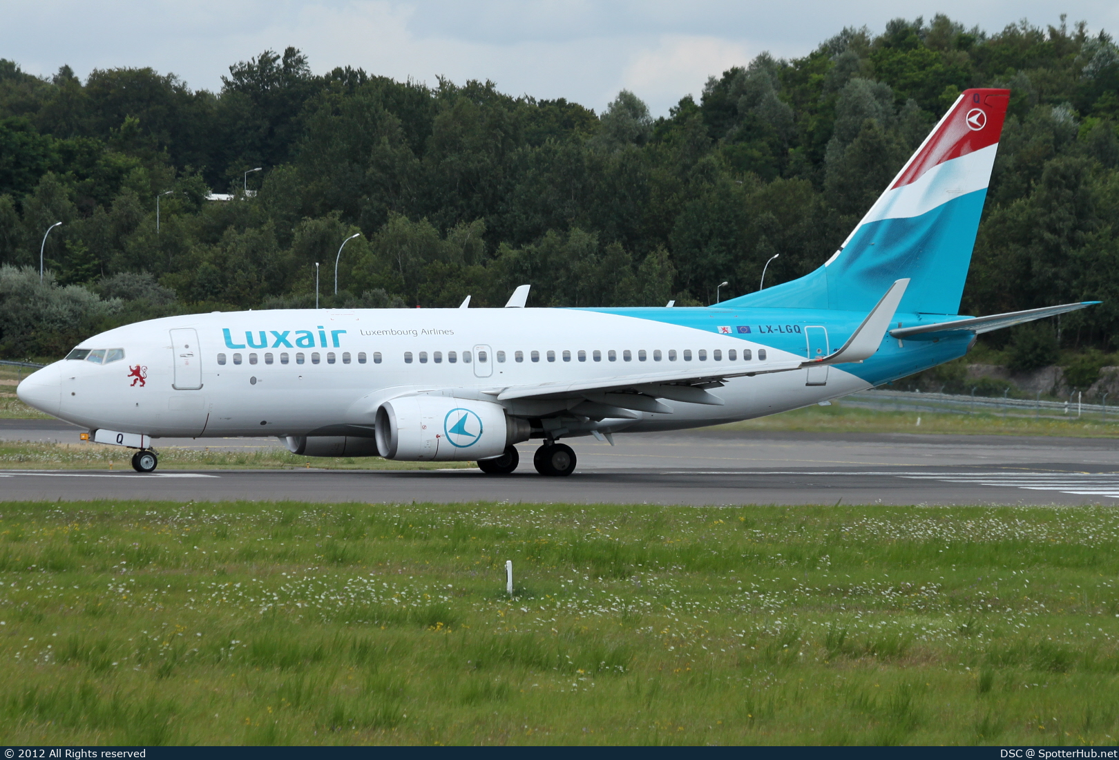 Photo of LX-LGQ - Boeing 737-7C9 operated by Luxair