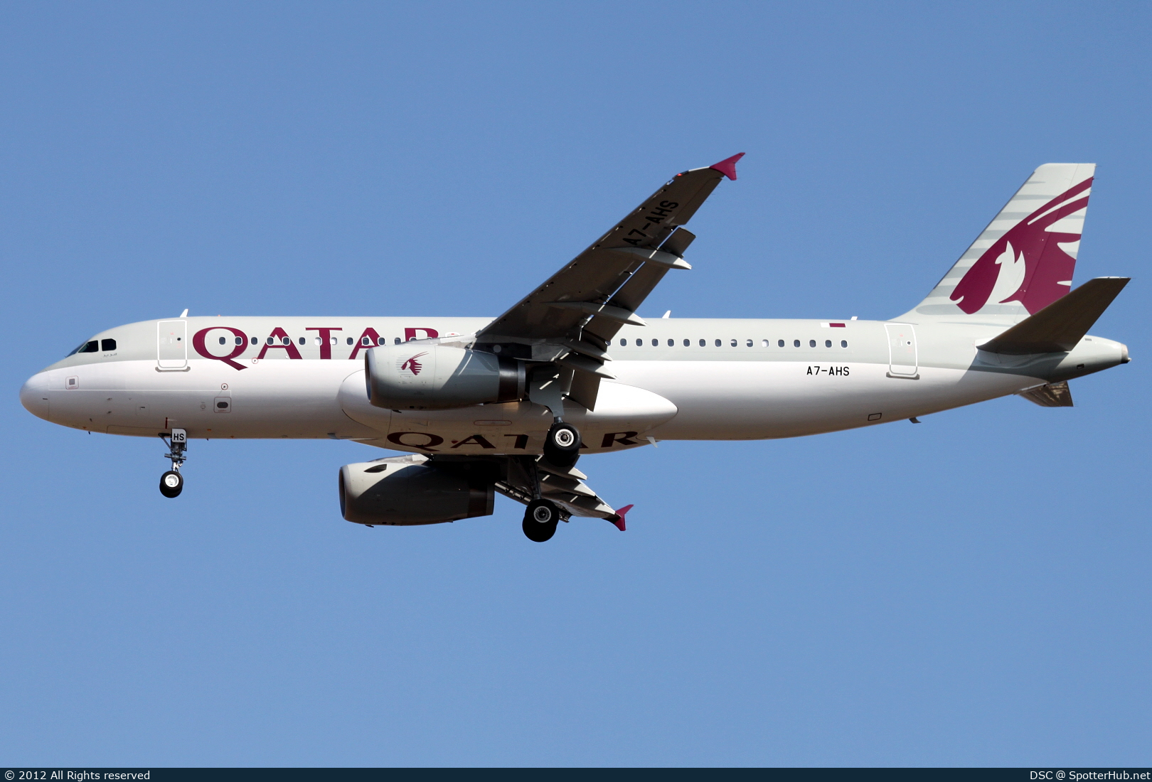 Photo of A7-AHS - Airbus A320-232 operated by Qatar Airways