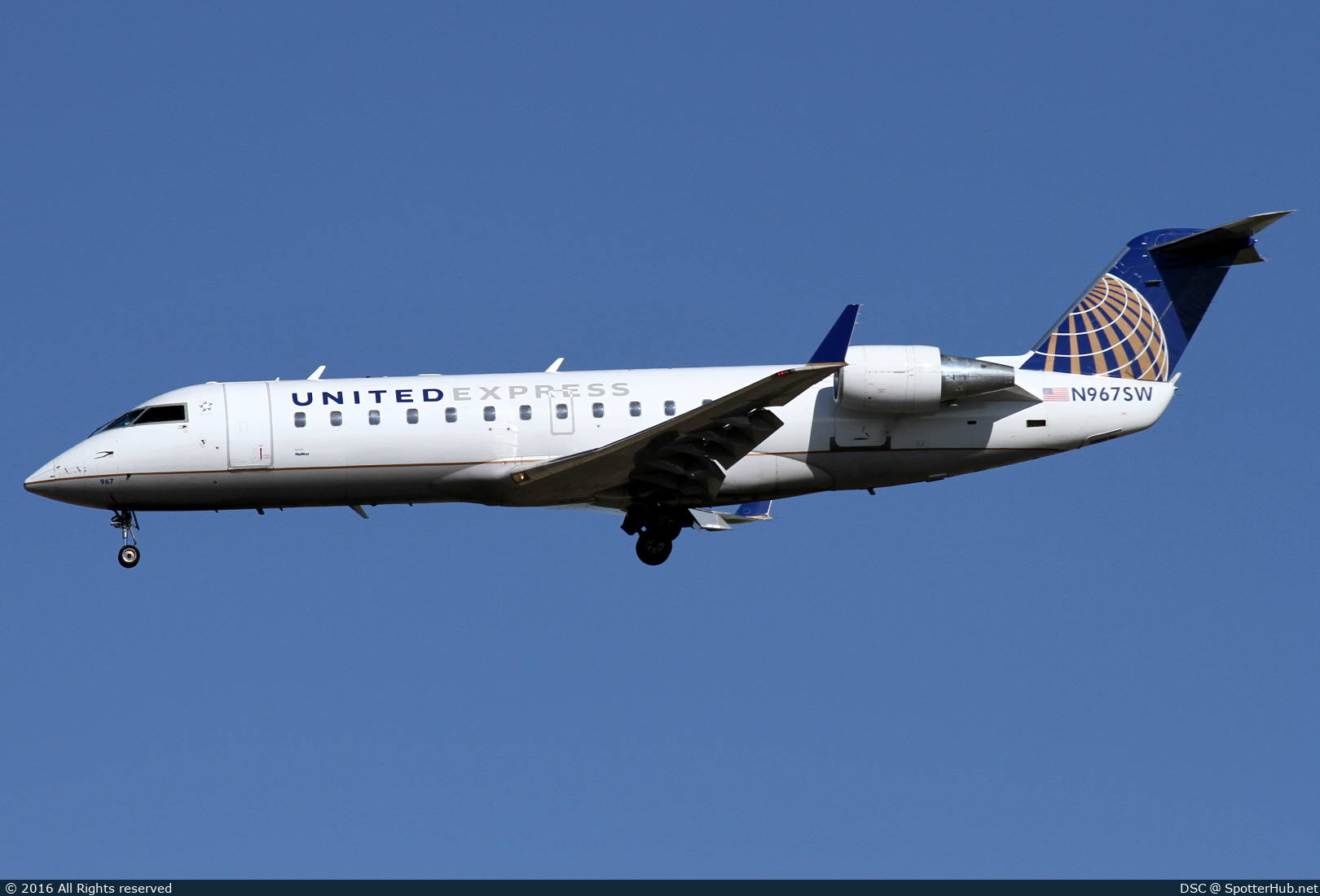 Photo of N967SW - Bombardier CRJ-200LR operated by United Express (opb SkyWest Airlines)