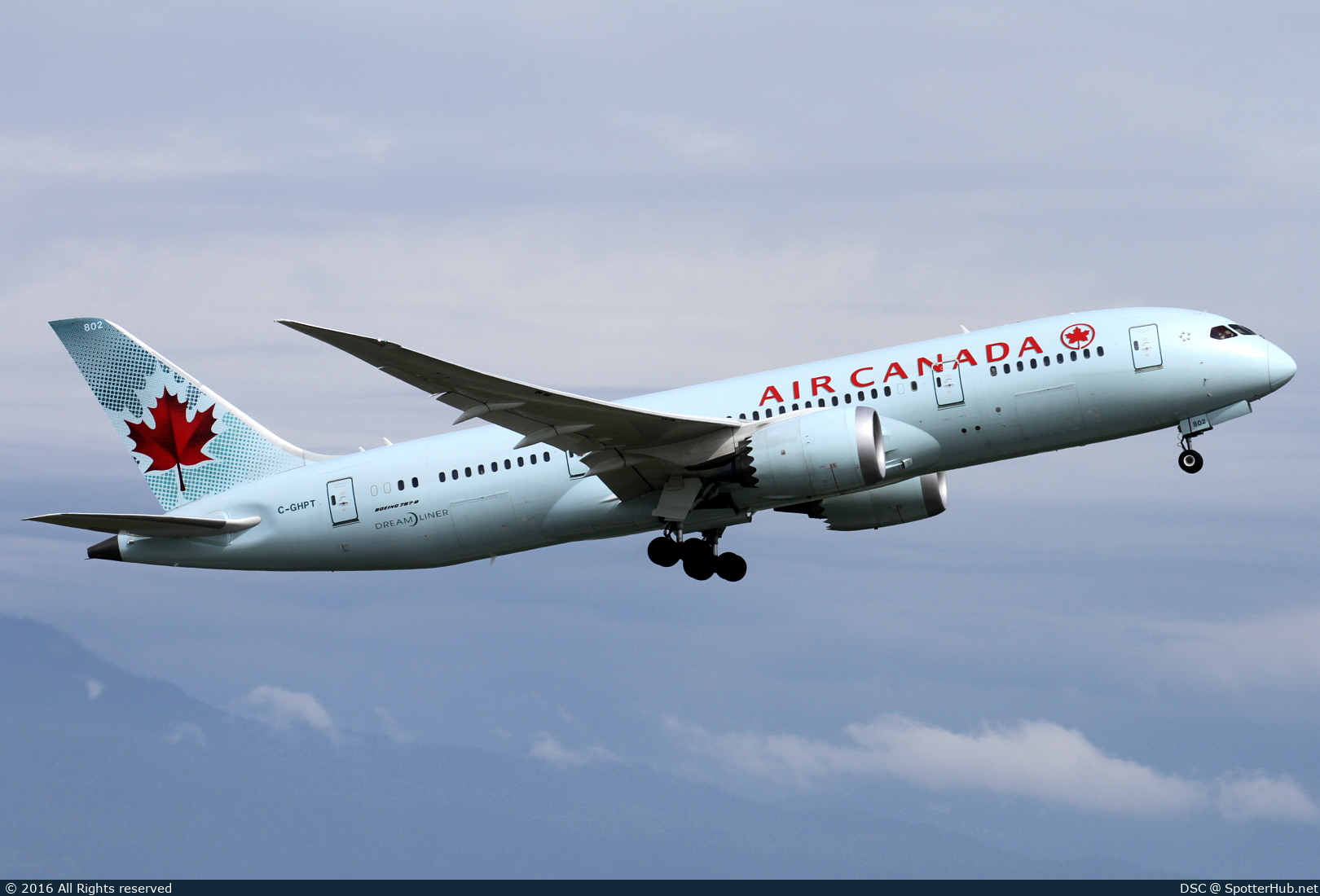 Photo of C-GHPT - Boeing 787-8 Dreamliner operated by Air Canada