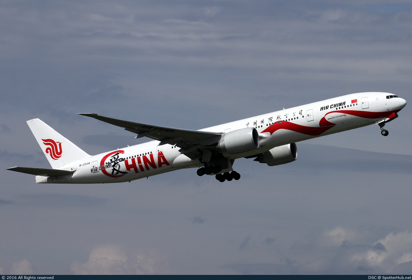 Photo of B-2006 - Boeing 777-39L(ER) operated by Air China