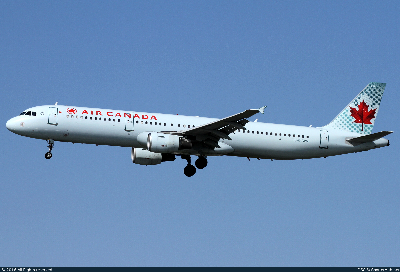 Photo of C-GJWN - Airbus A321-211 operated by Air Canada