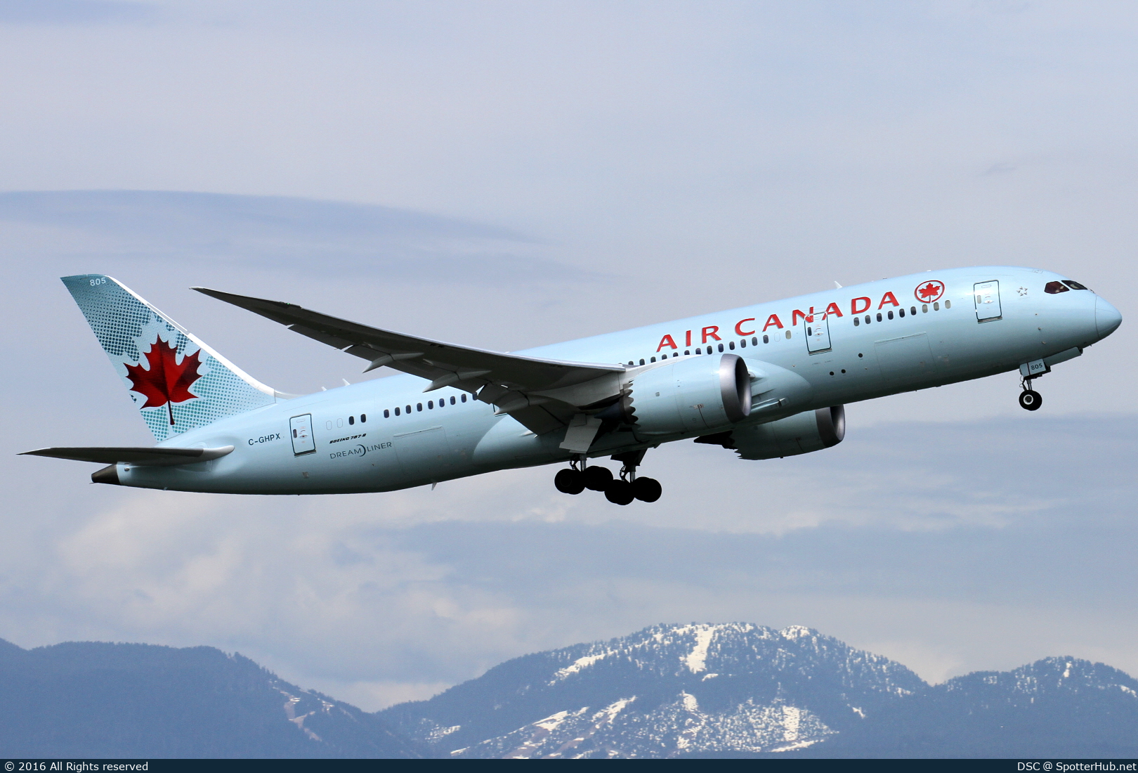 Photo of C-GHPX - Boeing 787-8 Dreamliner operated by Air Canada