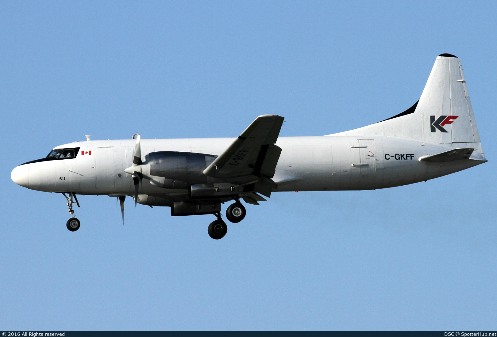 Photo of C-GKFF - Convair CV-580(F)(SCD) operated by Kelowna Flightcraft Air Charter