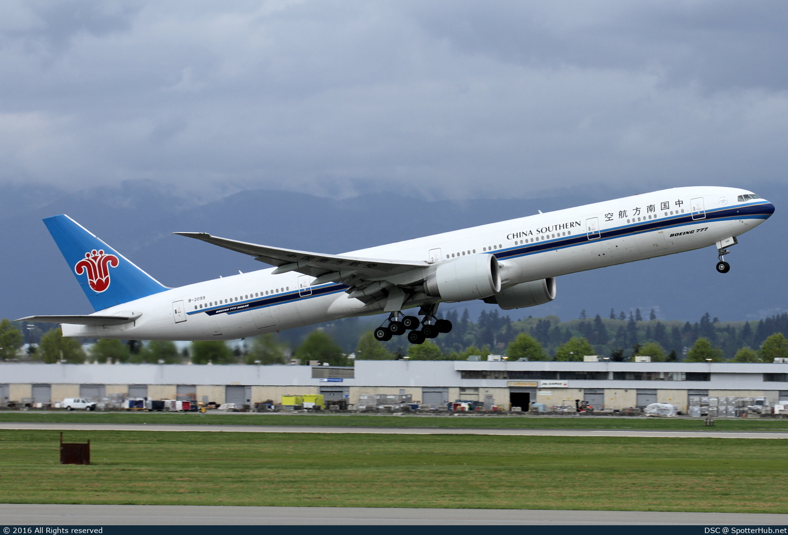 Photo of B-2099 - Boeing 777-31B(ER) operated by China Southern Airlines