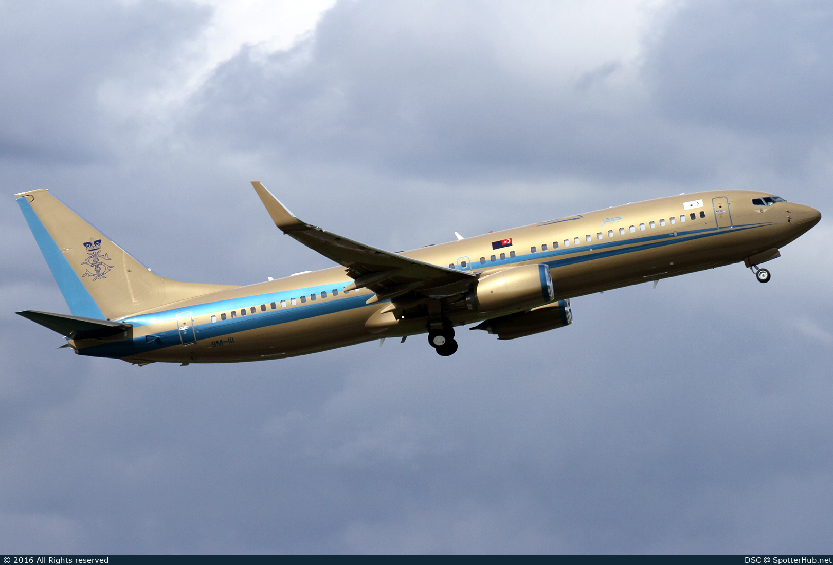 Photo of 9M-III - Boeing 737-82Z(BBJ2) operated by Sultan of Johor