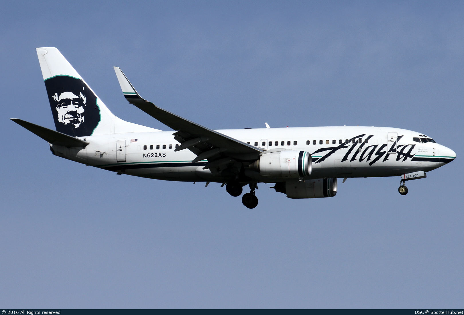 Photo of N622AS - Boeing 737-790 operated by Alaska Airlines