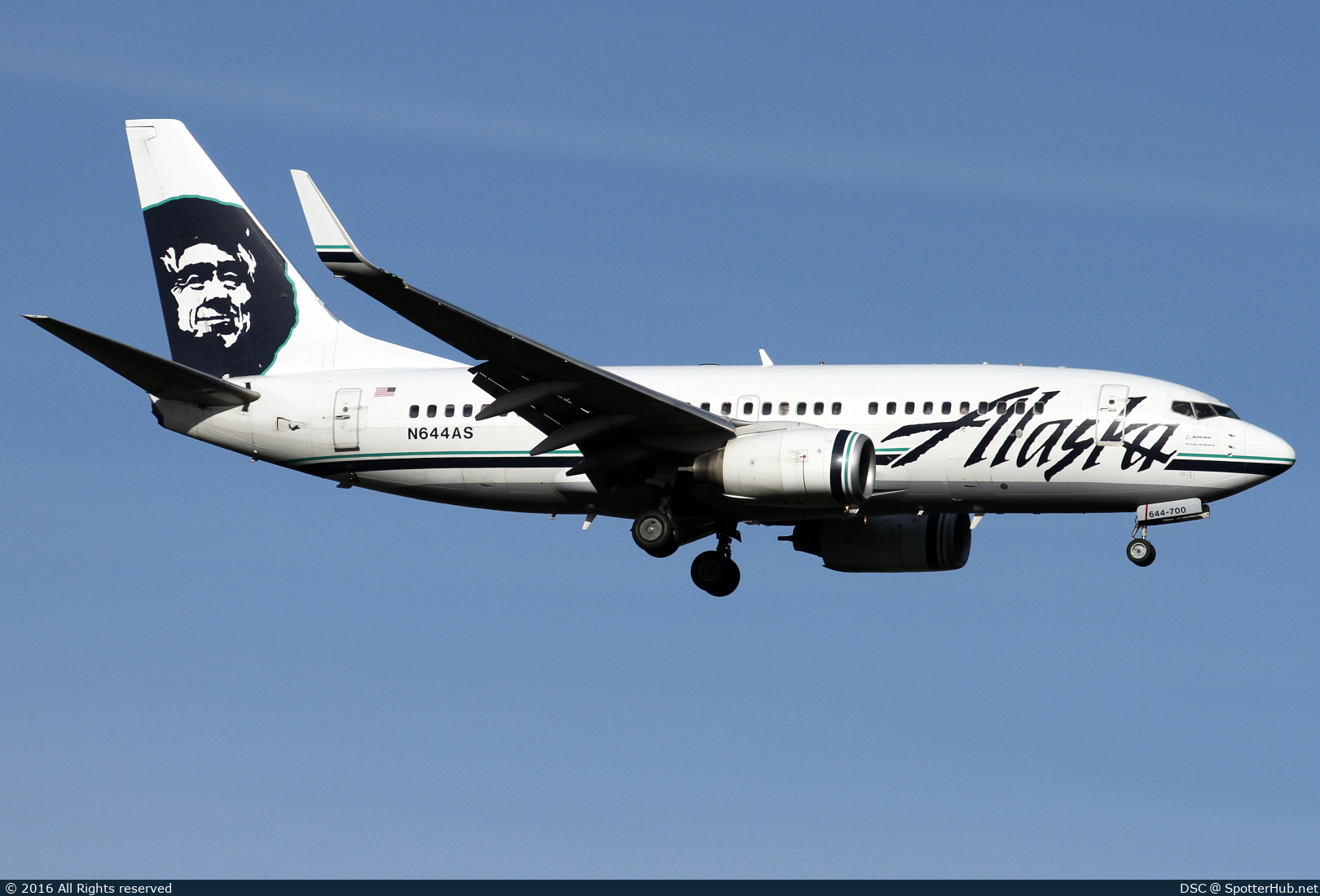 Photo of N644AS - Boeing 737-790 operated by Alaska Airlines