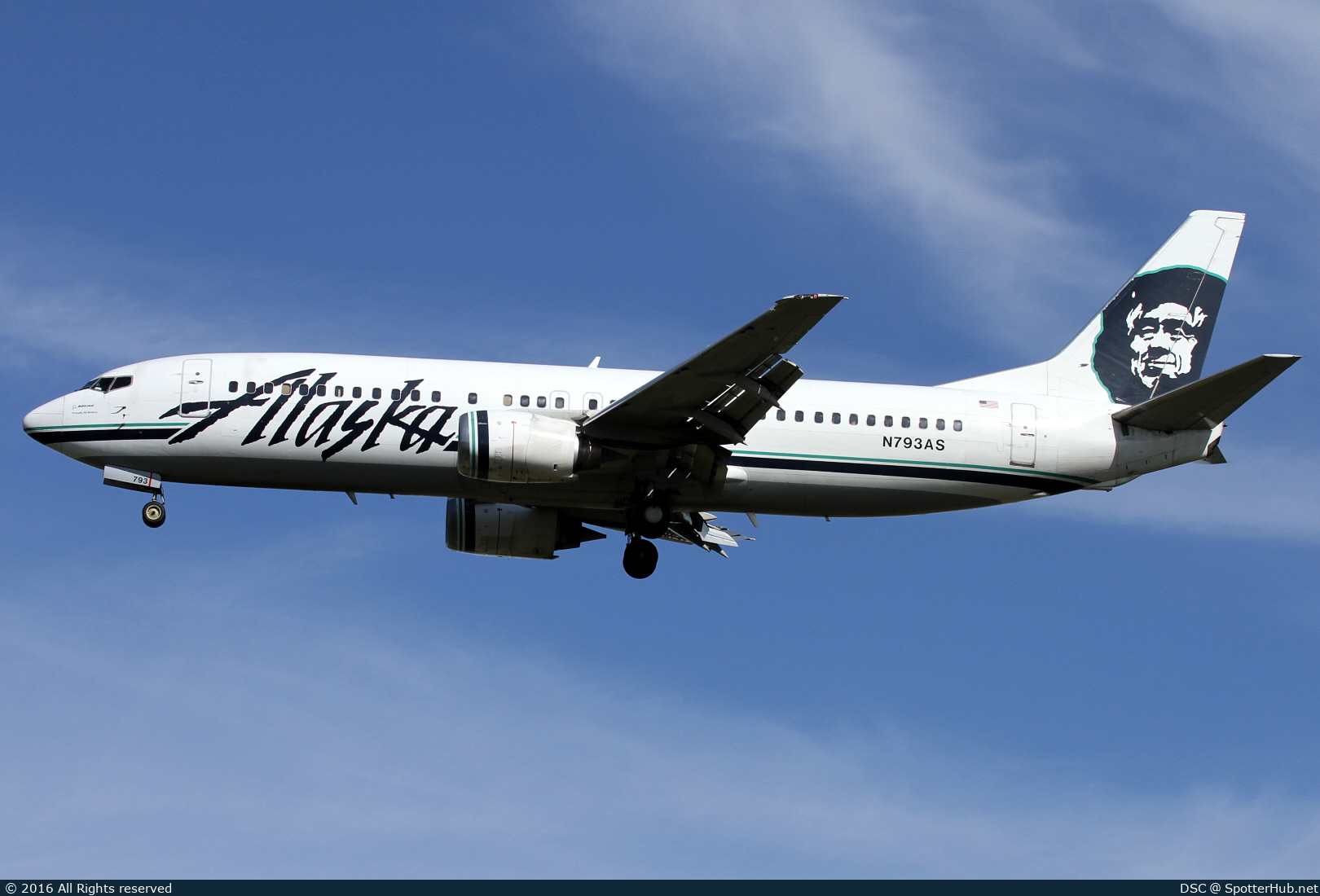 Photo of N793AS - Boeing 737-490 operated by Alaska Airlines