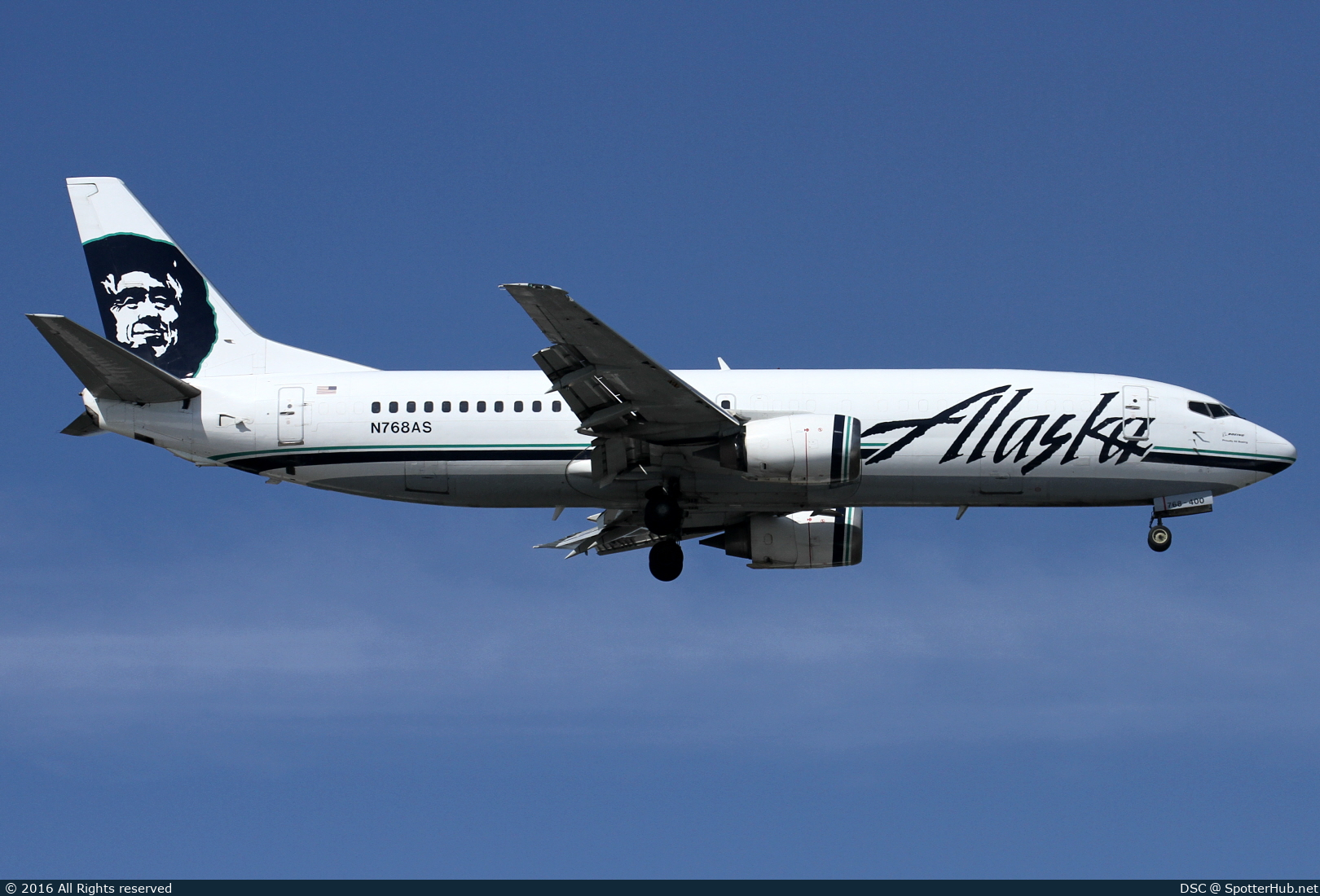 Photo of N768AS - Boeing 737-490(C) operated by Alaska Airlines